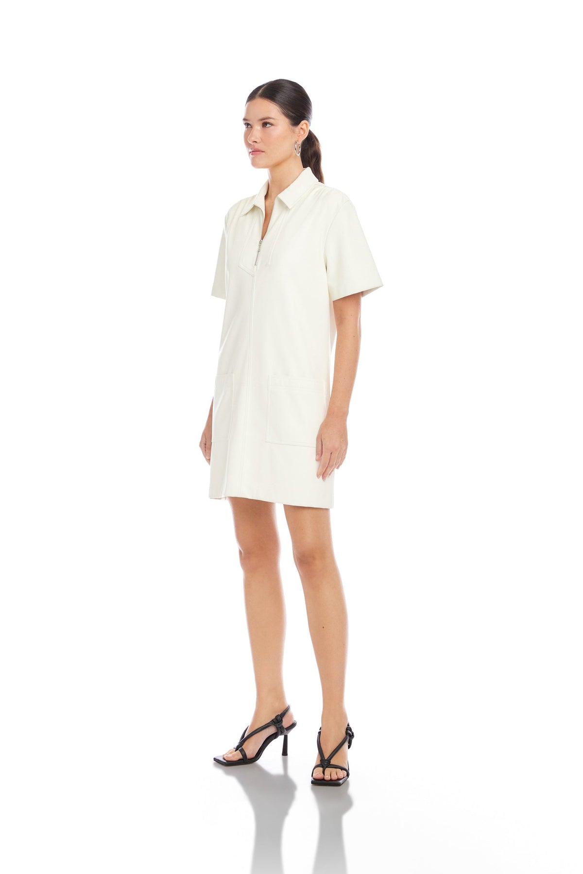 Women's Faux Leather Dress
