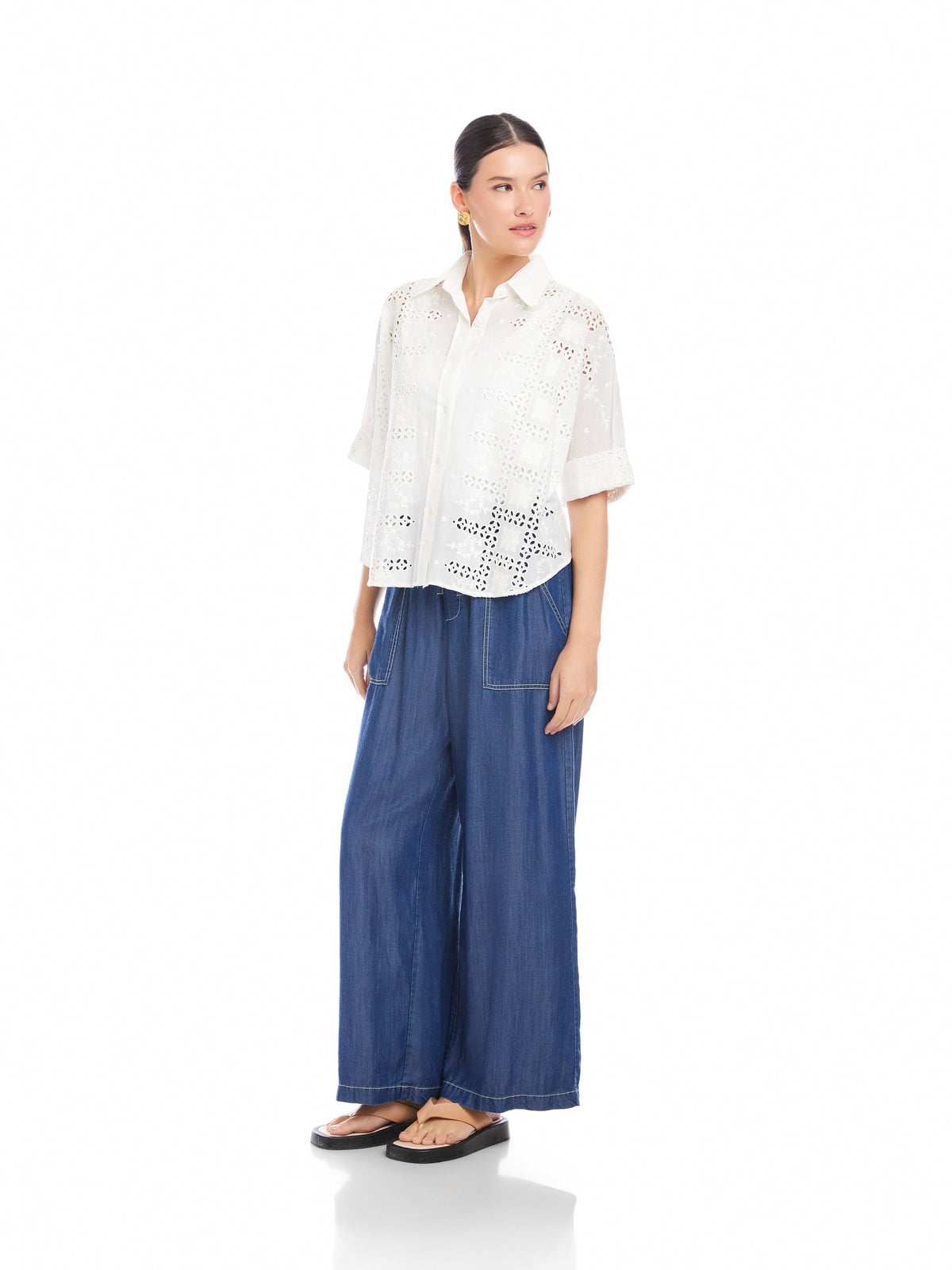 Women’s Eyelet Top