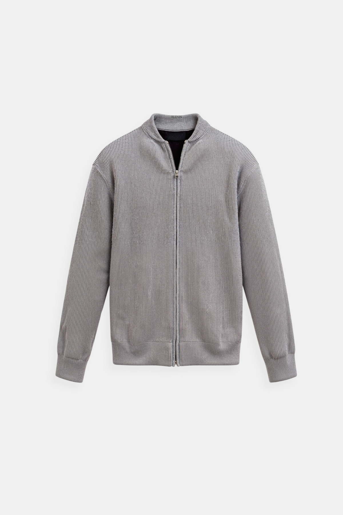 Belmont Solid Knitted Crew Neck Cardigan