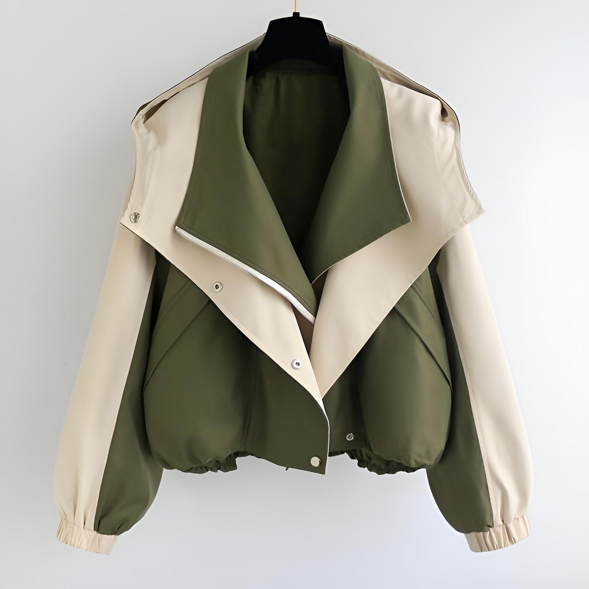 Women's Warm Trench Coat, Classic Design, Layered Construction, Insulating for Autumn and Winter