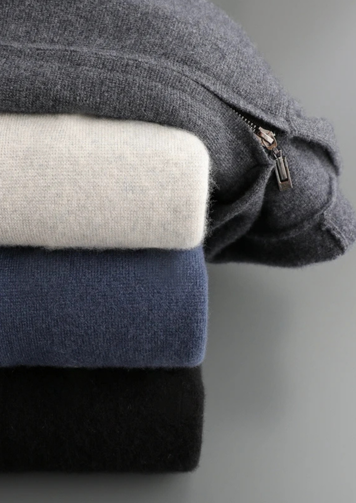Belmont Cashmere Zip Hoodie