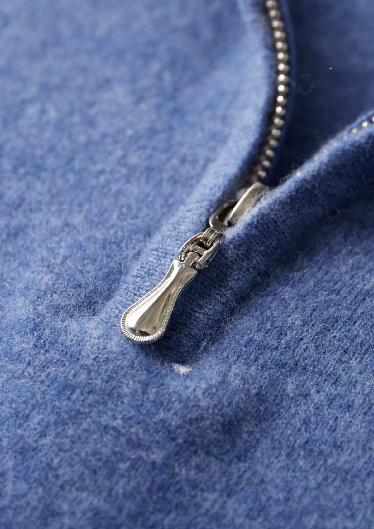 Men’s Wool Half-Zip Polo Shirt