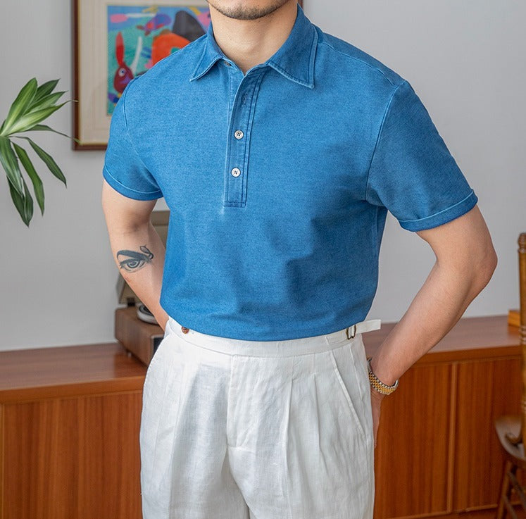 Men's Modern Collar Polo