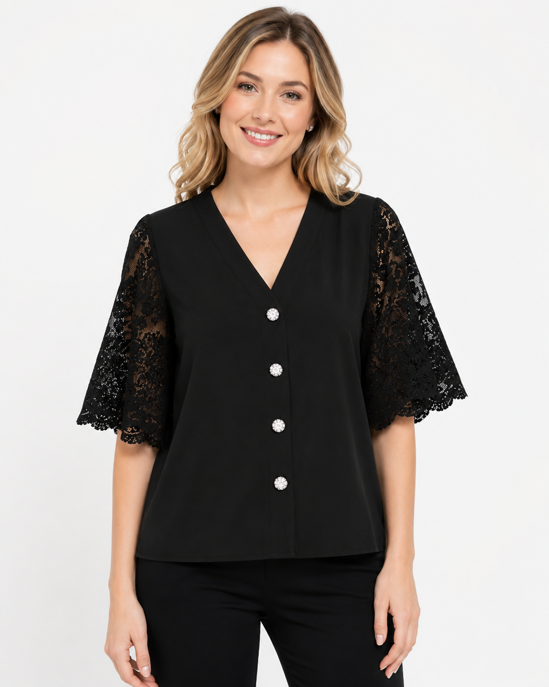 Women’s Lace Sleeve Top