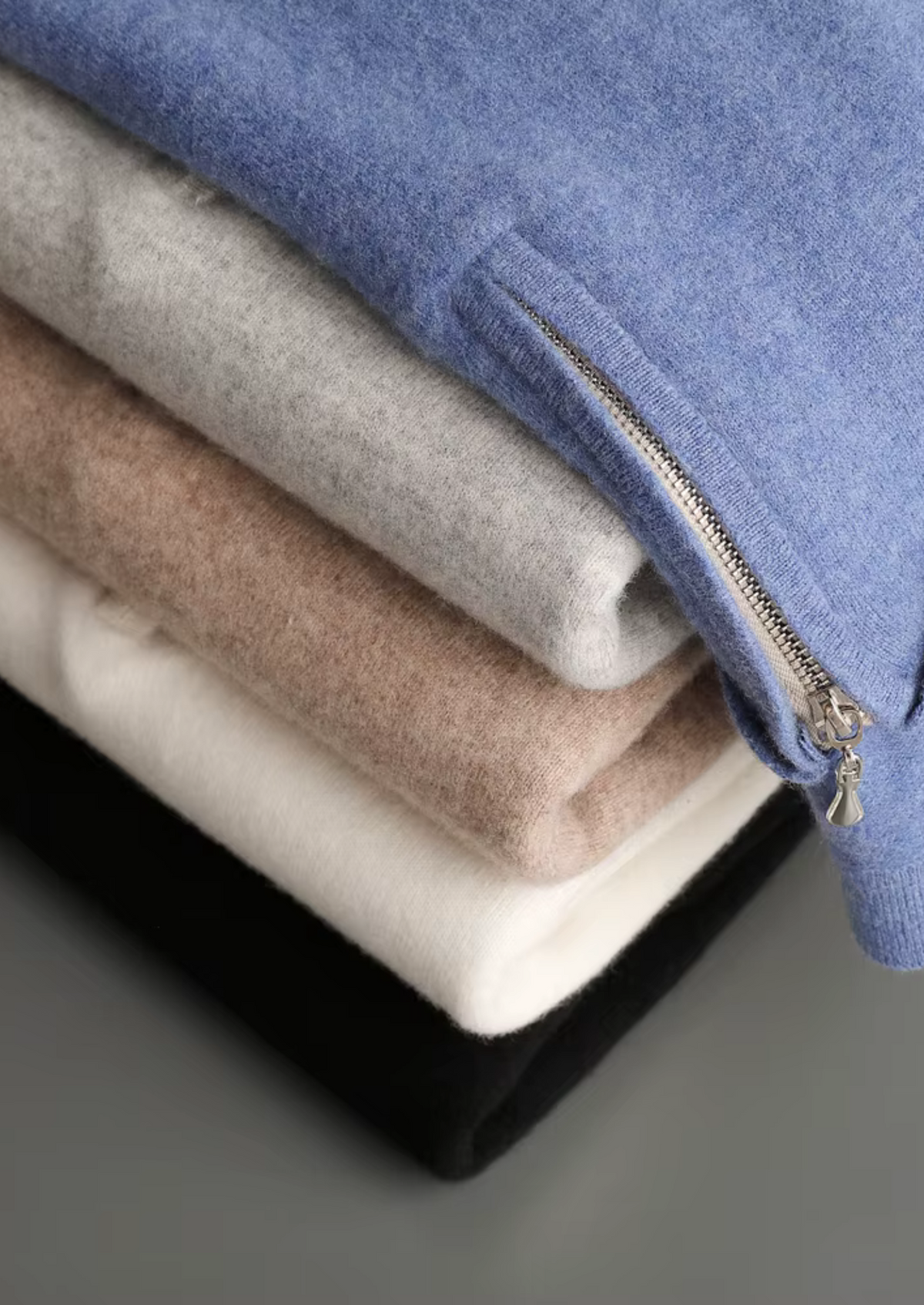 Men’s Wool Half-Zip Polo Shirt