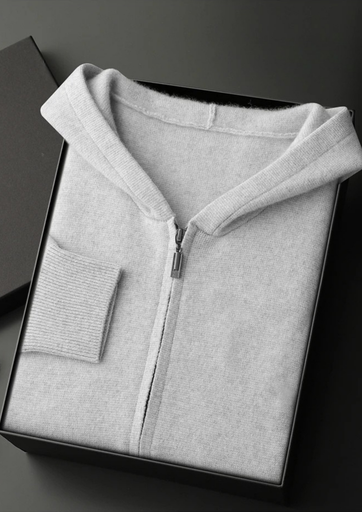 Belmont Cashmere Zip Hoodie