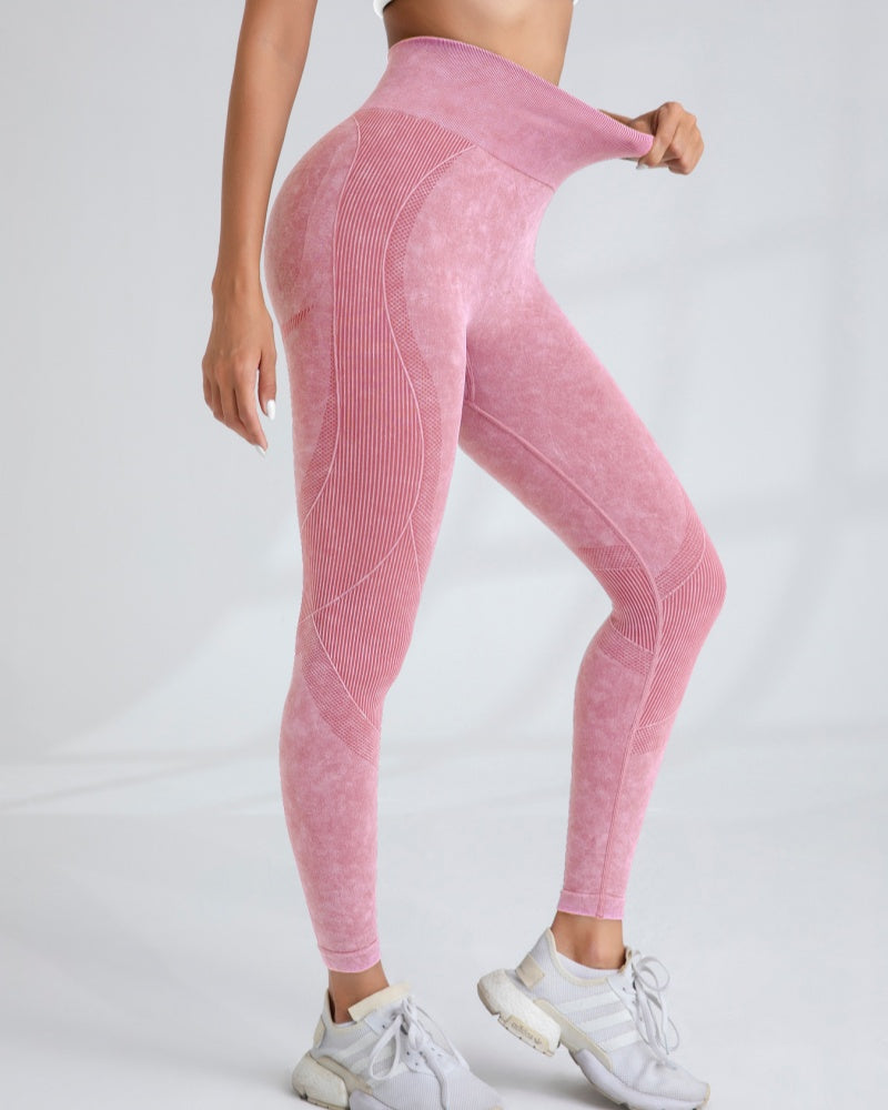 Women’s High-Waist Seamless Yoga Leggings, Quick-Drying, Slim Fit Sports Pants