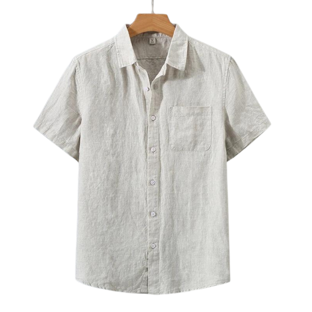 Men’s Linen Short Sleeve Shirt