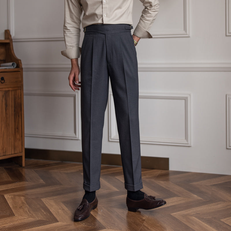 Napolitana High Waist Italian Trousers