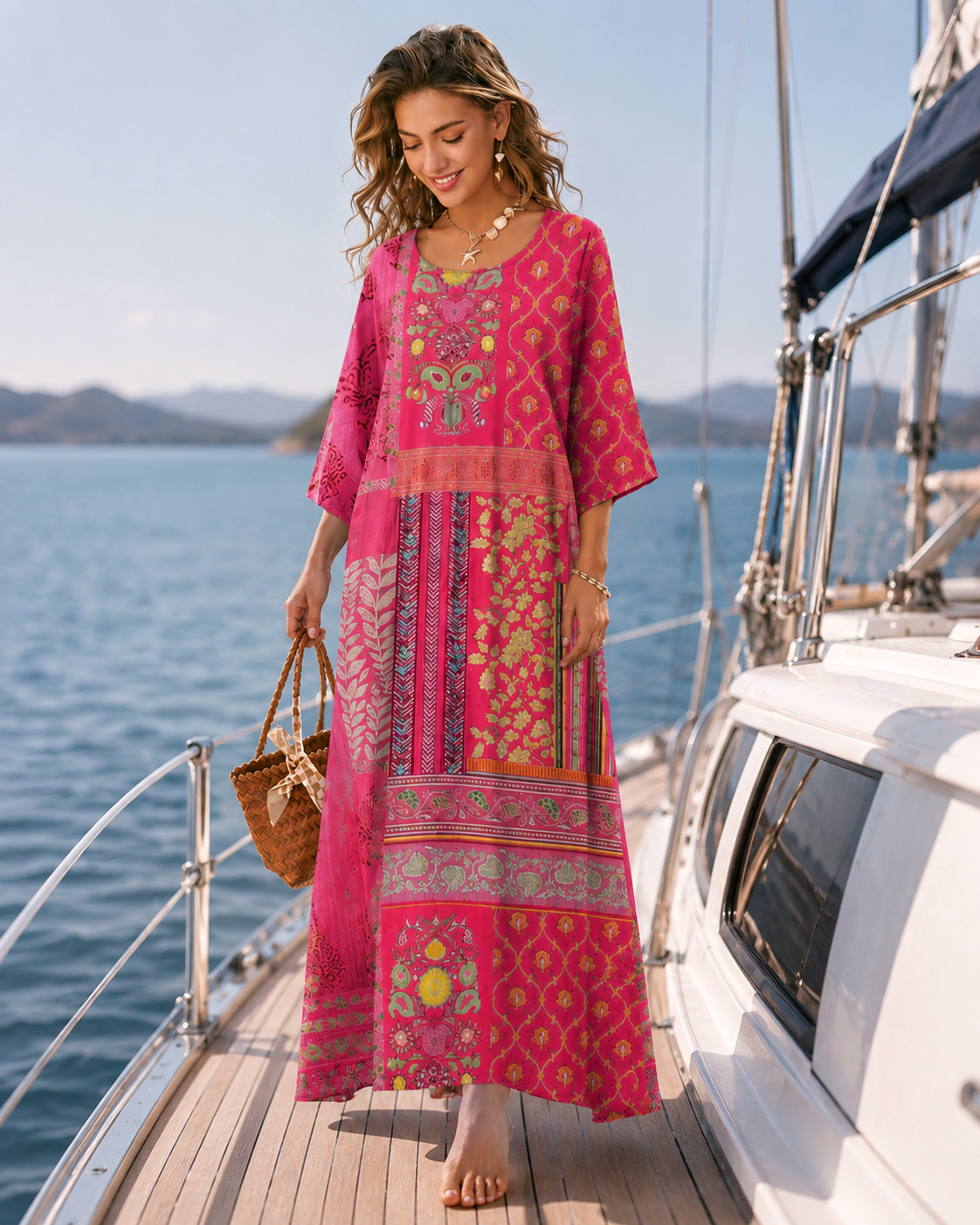 Women's Boho Maxi Dress