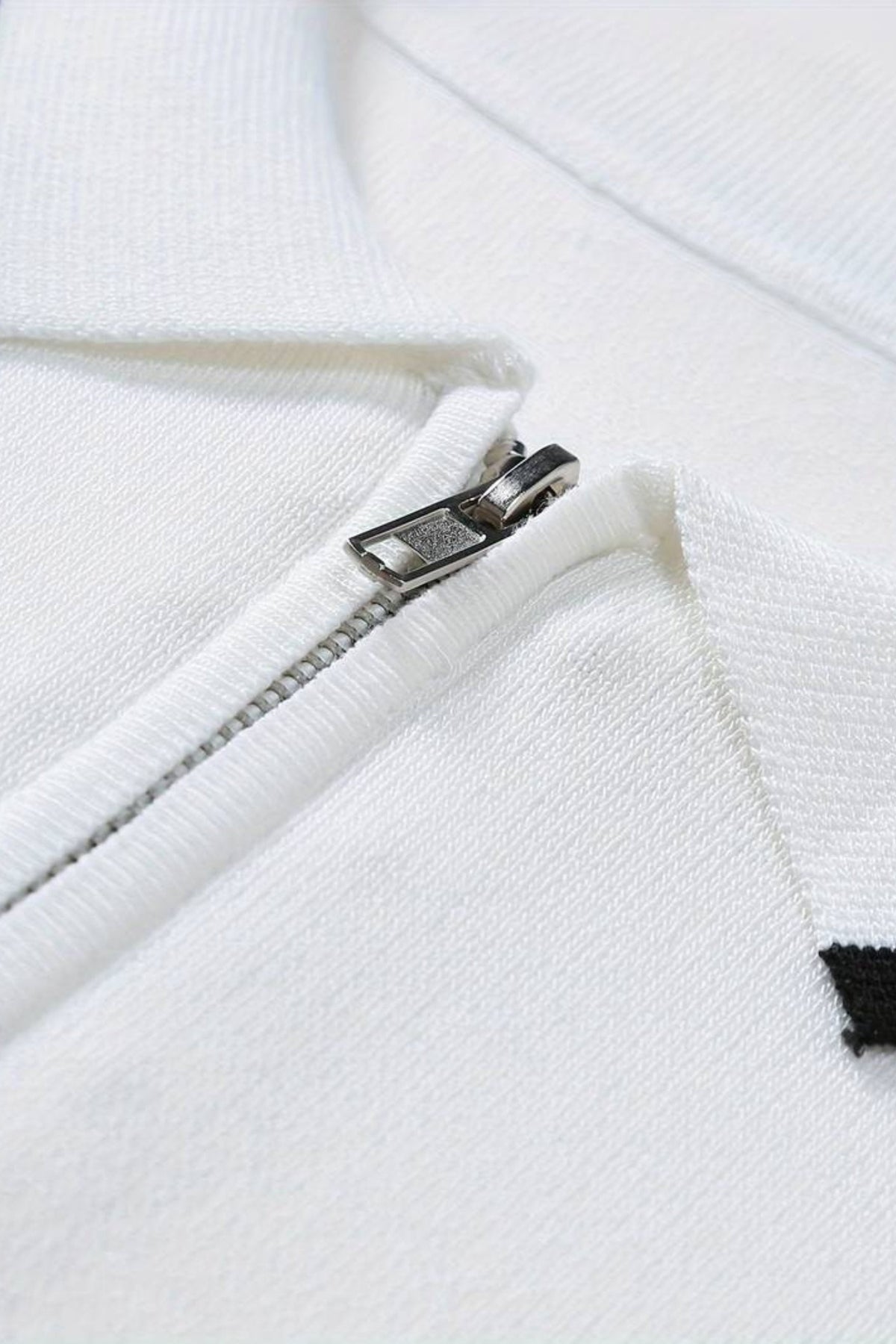 Belmont Knitted Quarter Zip Golf Polo