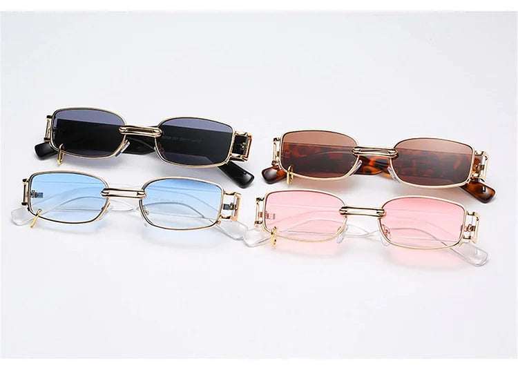 Men’s Rectangular Frame Sunglasses