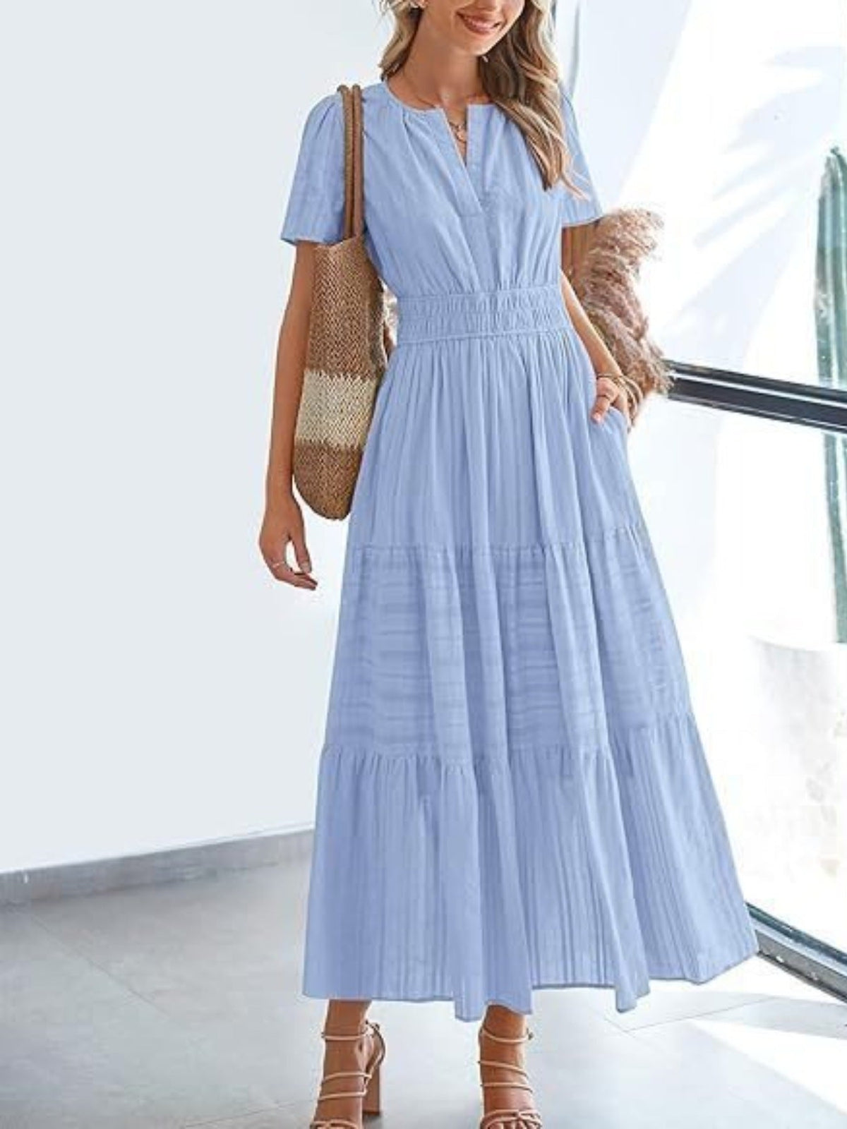 Women's Tiered A-Line Dress