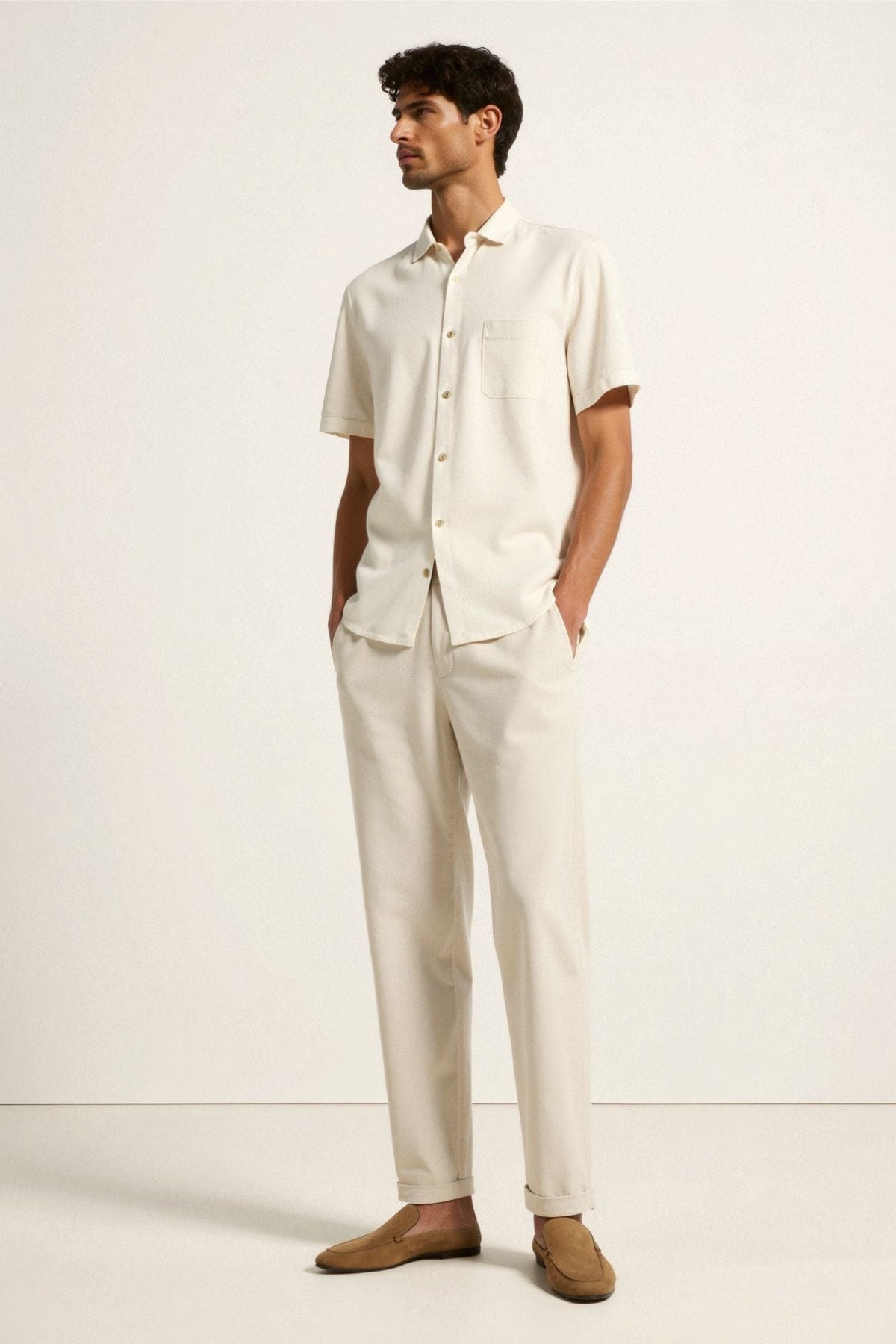 Belmont Regular Fit Linen Loose Pants