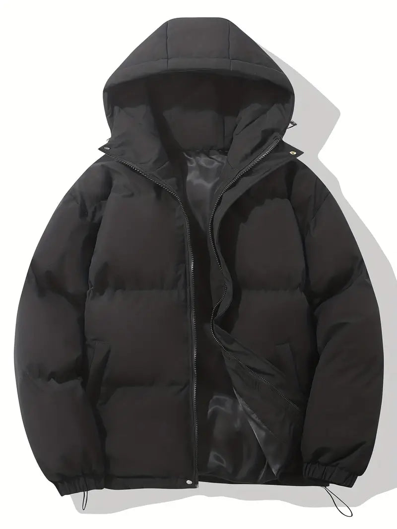 Women's Quilted Winter Jacket, Padded Warm Coat, Classic Fit, Insulated Winter Outerwear