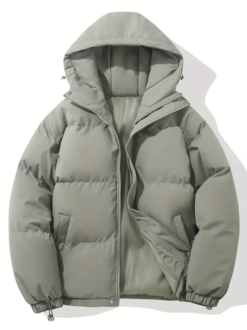 Women's Quilted Winter Jacket, Padded Warm Coat, Classic Fit, Insulated Winter Outerwear