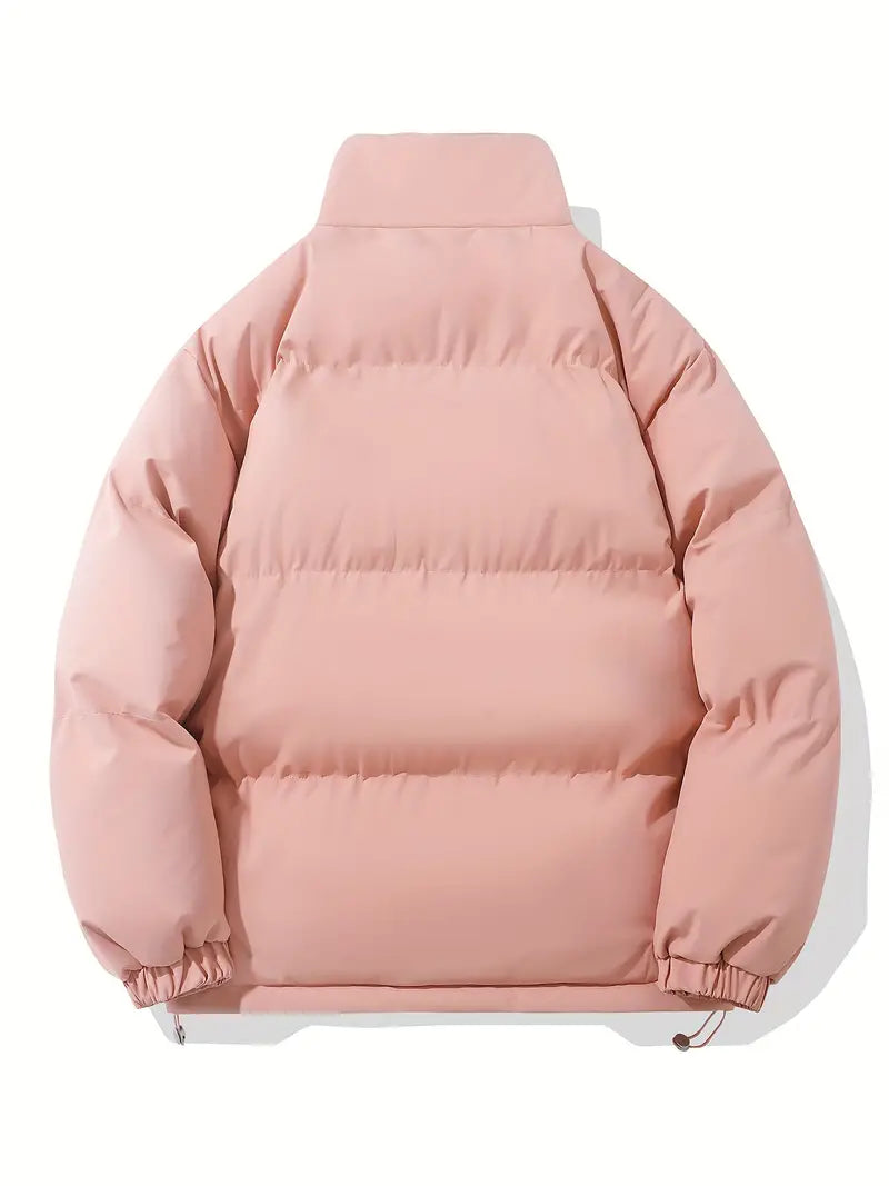 Women's Quilted Winter Jacket, Padded Warm Coat, Classic Fit, Insulated Winter Outerwear