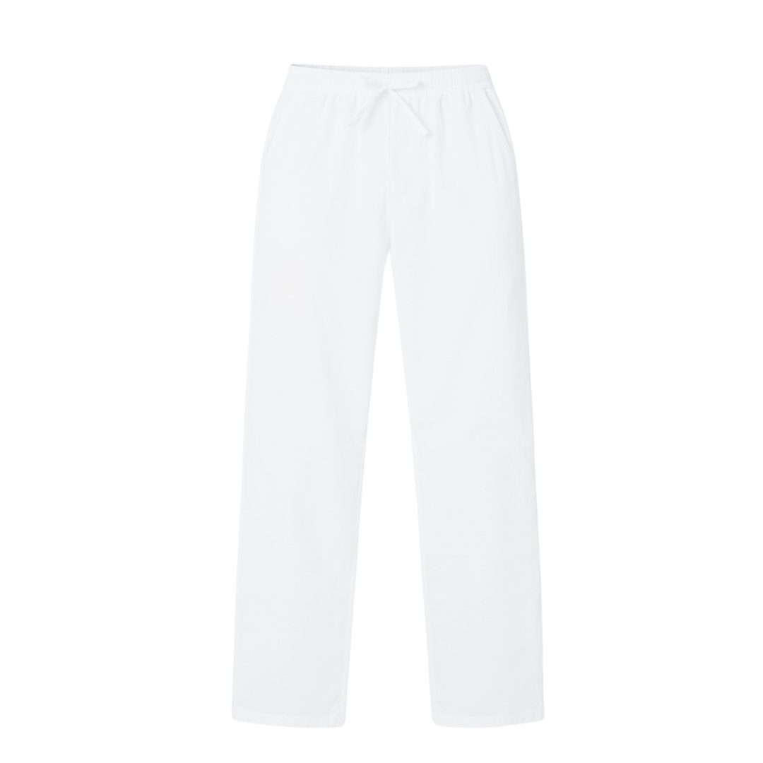 Men's Cotton & Linen Blend Drawstring Pants