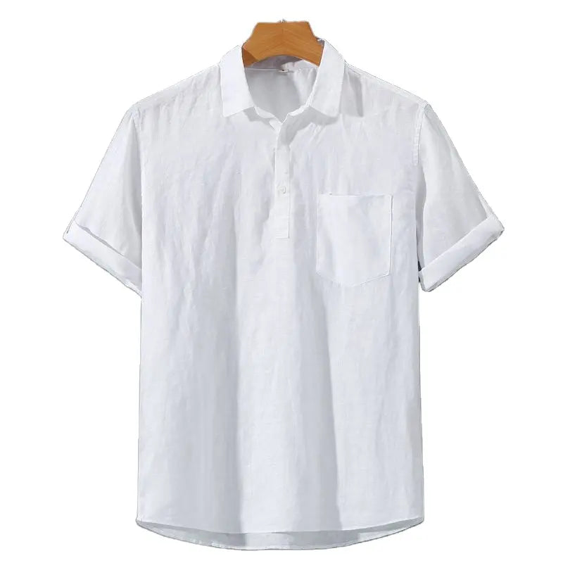 Men’s Linen Polo Shirt