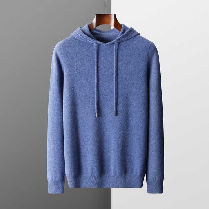 Men’s Cashmere Hooded Sweater