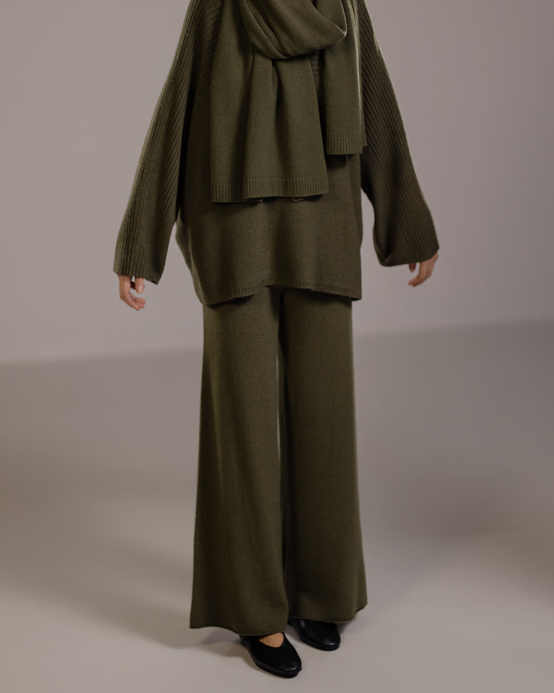 Women's Khaki Pull-On Pants, Casual Trousers