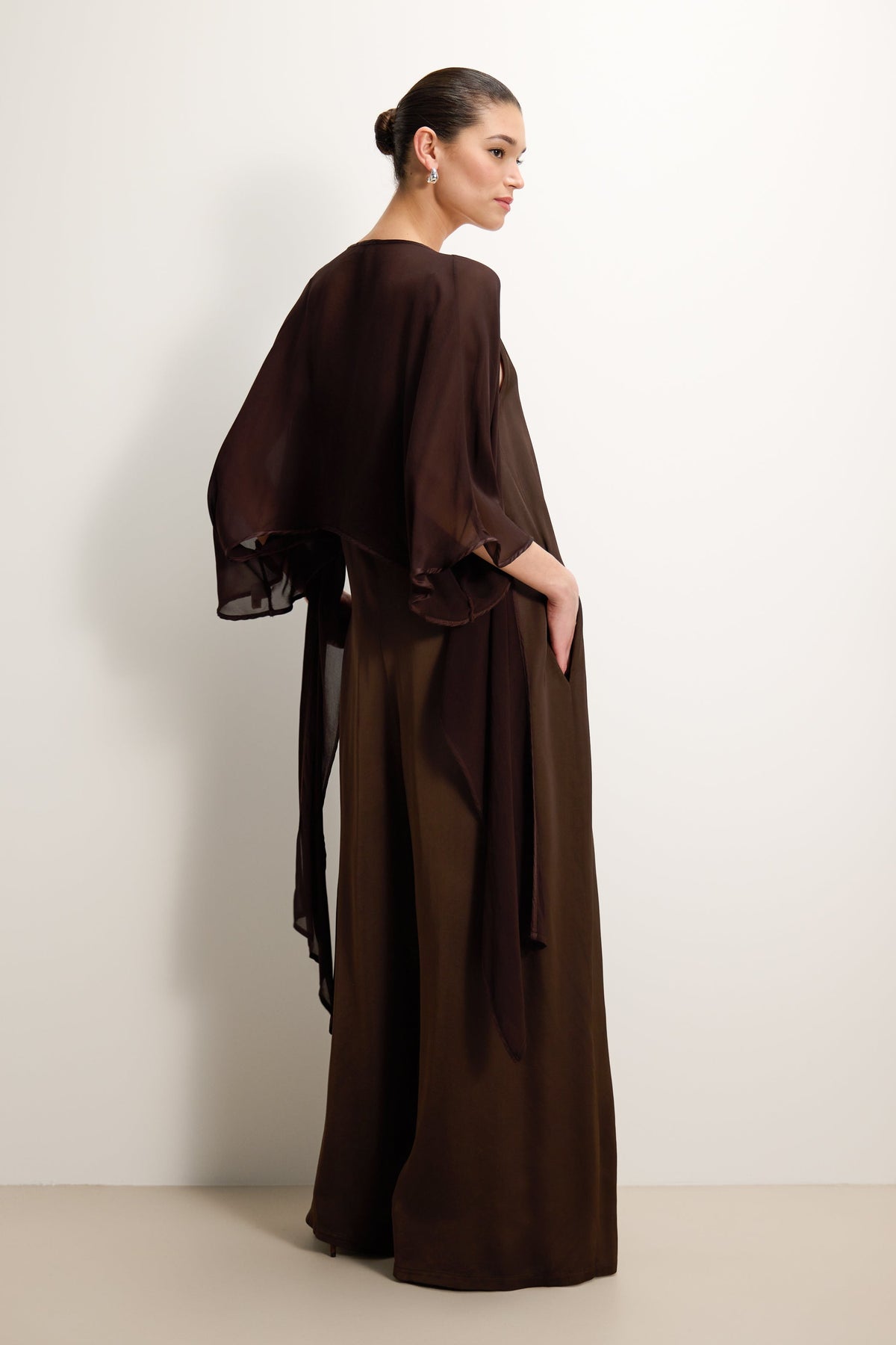 Women's Espresso Brown Lightweight Cape