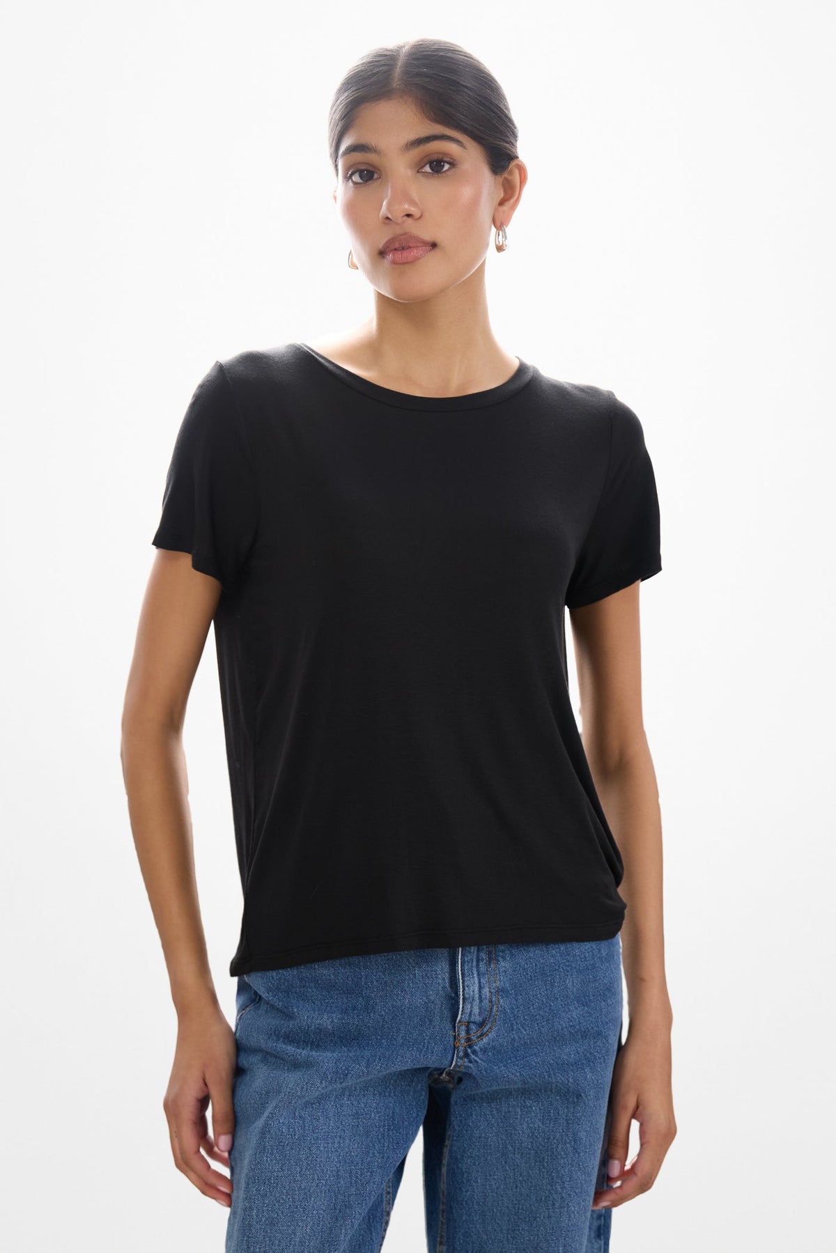 Women's Black Lightweight T-Shirt