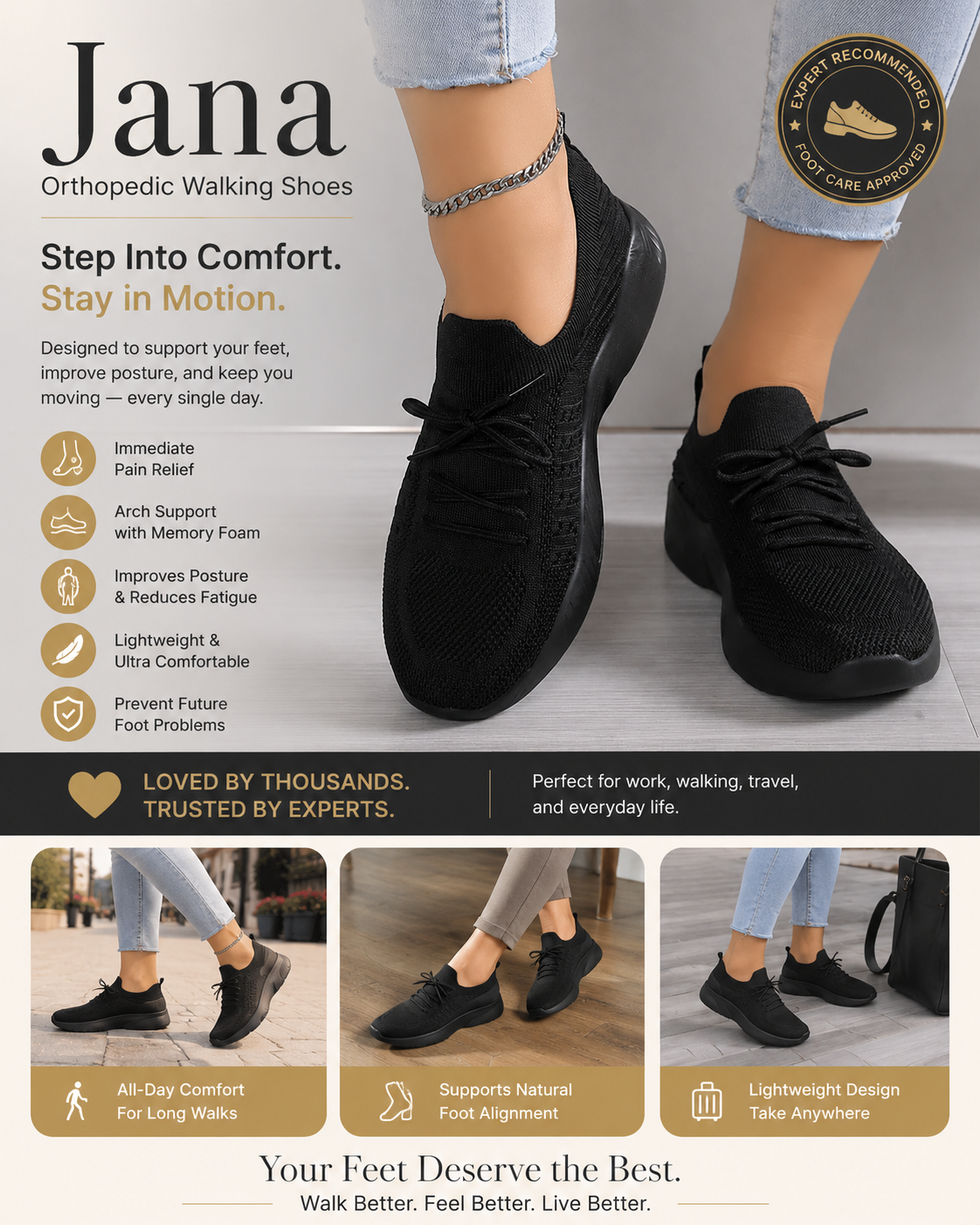 Women’s Orthopedic Walking Shoes