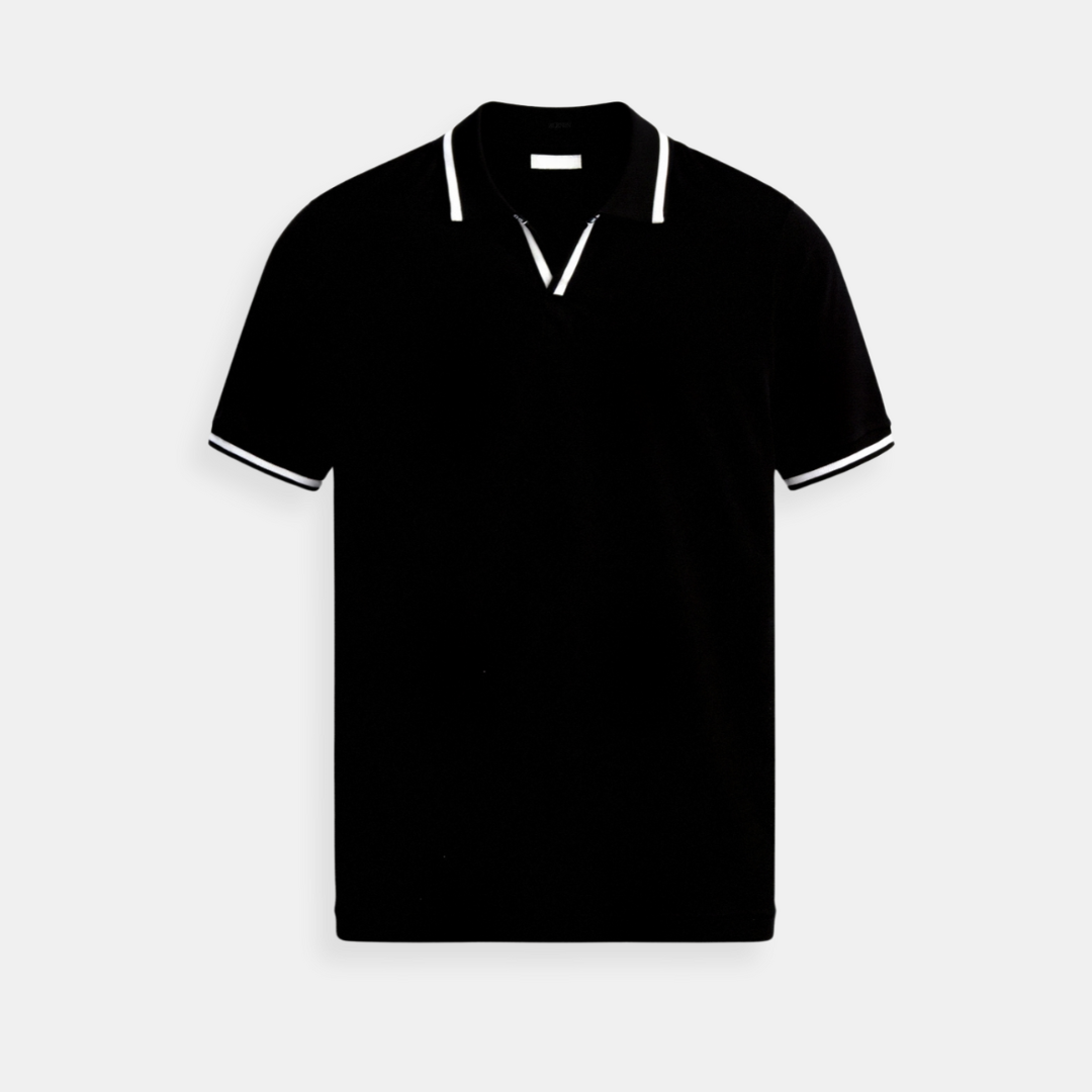 Men’s Slim Fit Contrast Polo Shirt