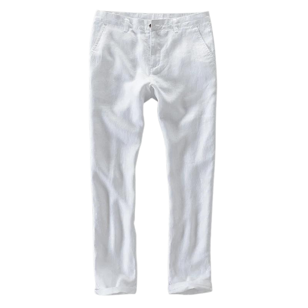 Men’s 100% Linen Casual Pants