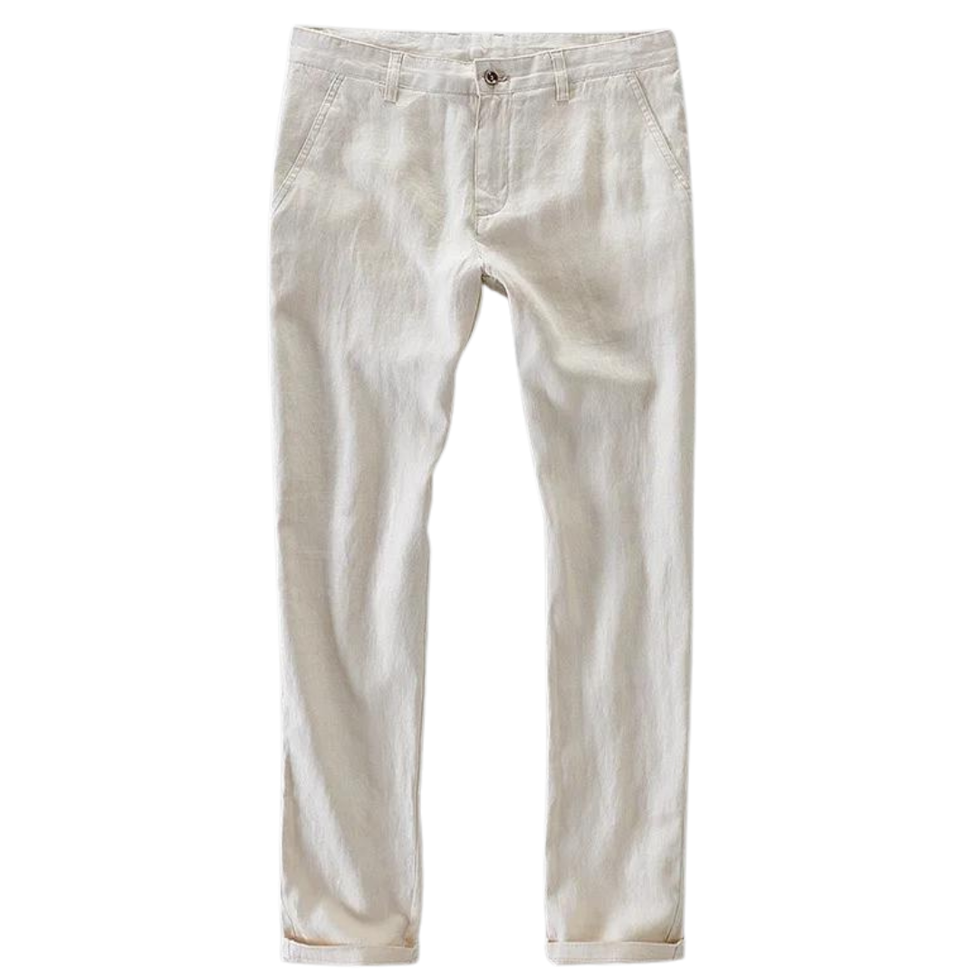 Men’s 100% Linen Casual Pants
