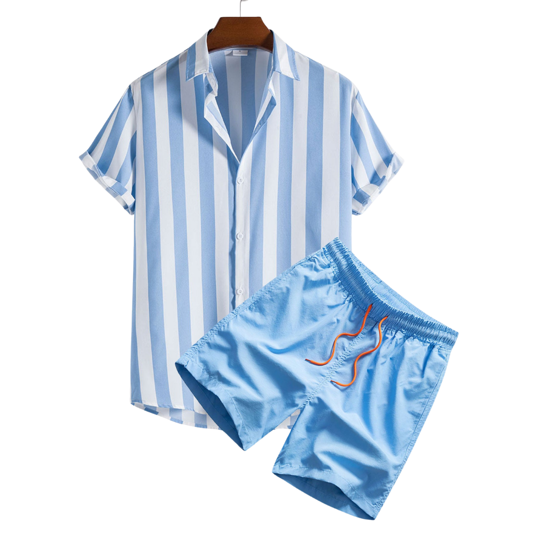 Men's Comte Short-Sleeve Swim Set