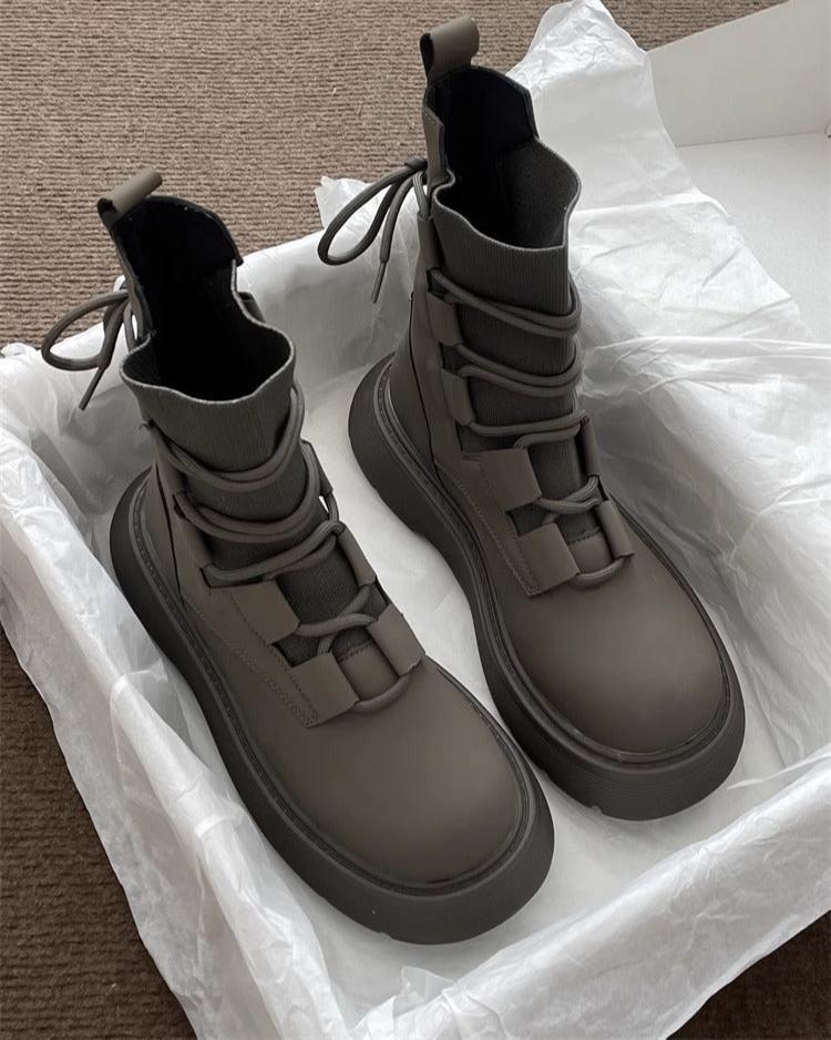 Women’s Winter Boots, Lined, Non-Slip, Warm Synthetic Leather Outdoor Boots