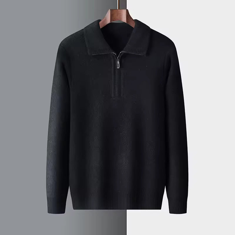 Men’s Cashmere Quarter-Zip Sweater