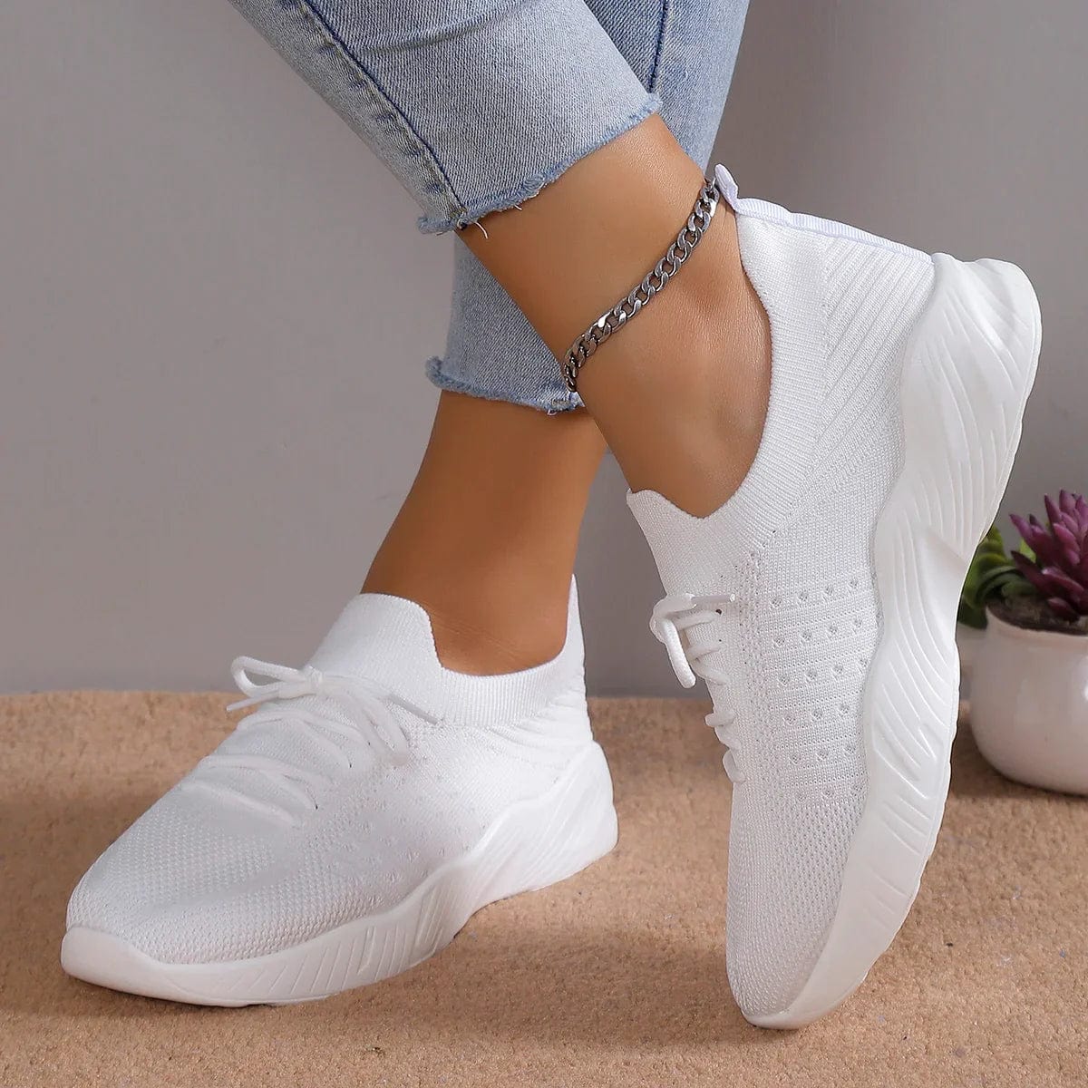 Women’s Orthopedic Sneakers, Non-Slip, Breathable, Lightweight Casual Shoes