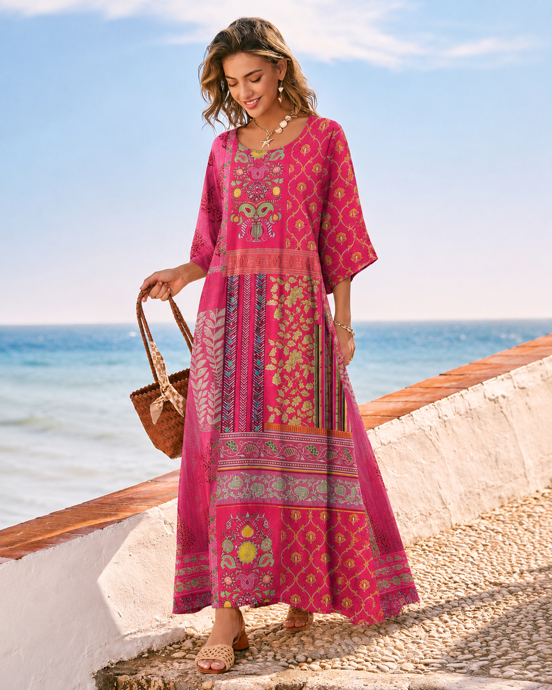 Women's Boho Maxi Dress