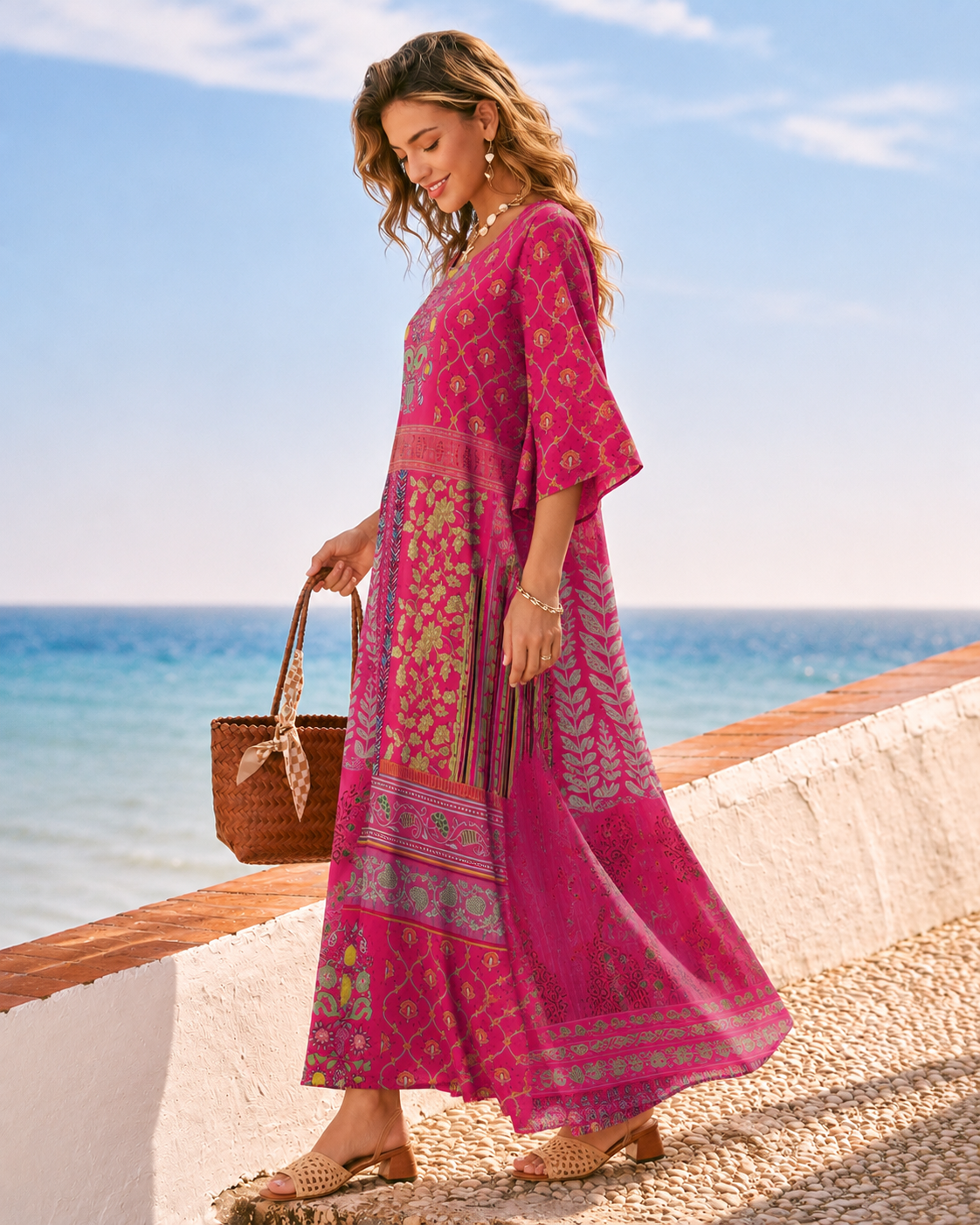 Women's Boho Maxi Dress