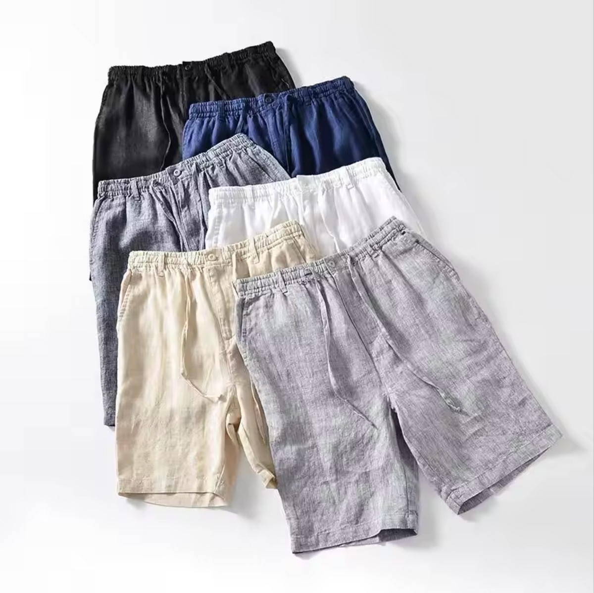 Men's Fez - Linen Shorts