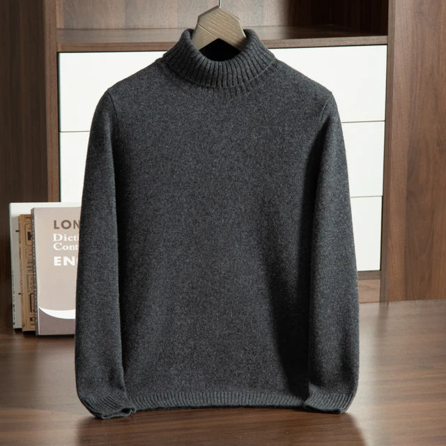 Men’s Cashmere Turtleneck Sweater