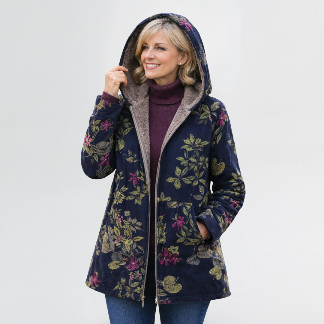 Women’s Vintage Floral Print Jacket
