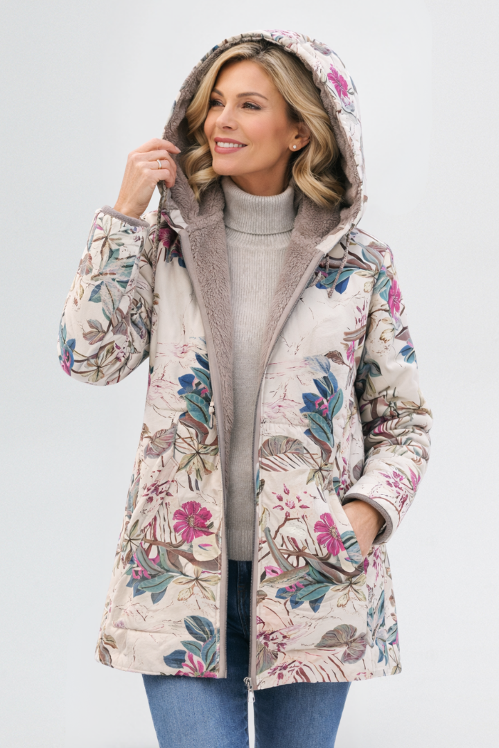 Women’s Vintage Floral Print Jacket