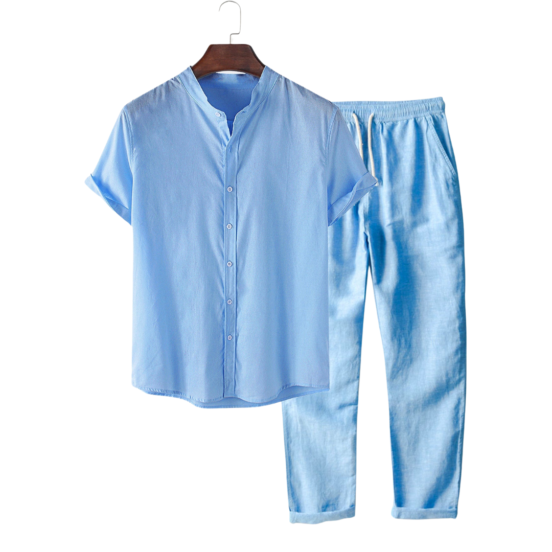 Men's Mauritius Short-Sleeve Two-Piece Set