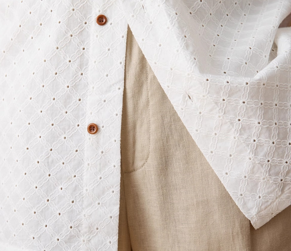 Men’s Patterned Short Sleeve Shirt