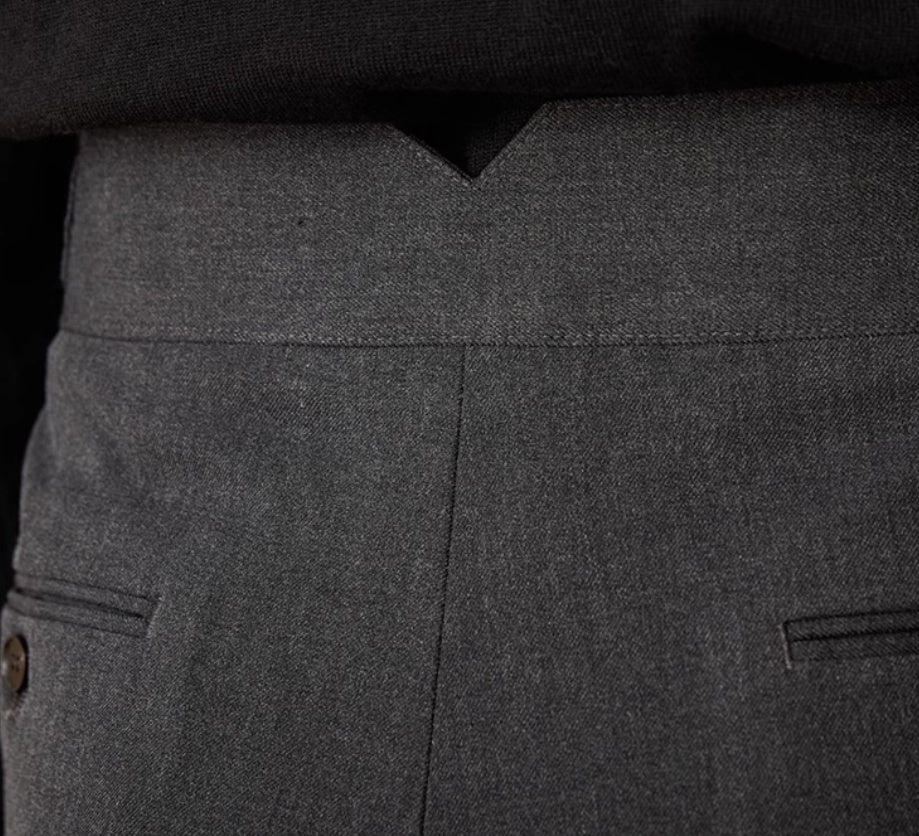 Men's Lausanne Wool Blend Straight Fit Gurkha Trousers