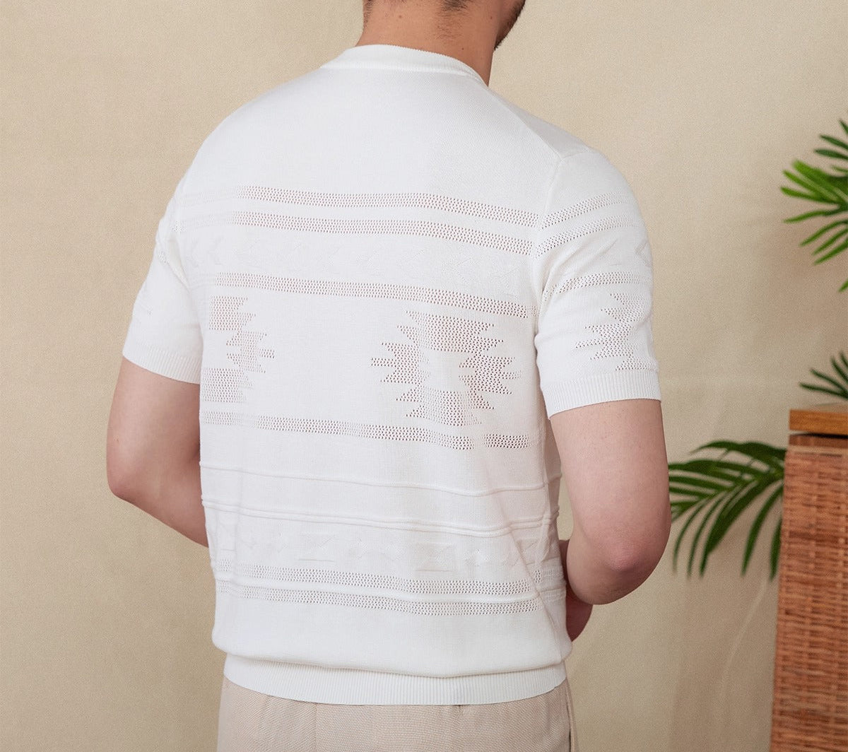 Men's Navajo Essential Cotton-Blend Henley