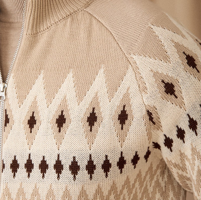 Men’s Fair Isle Knitted Cardigan