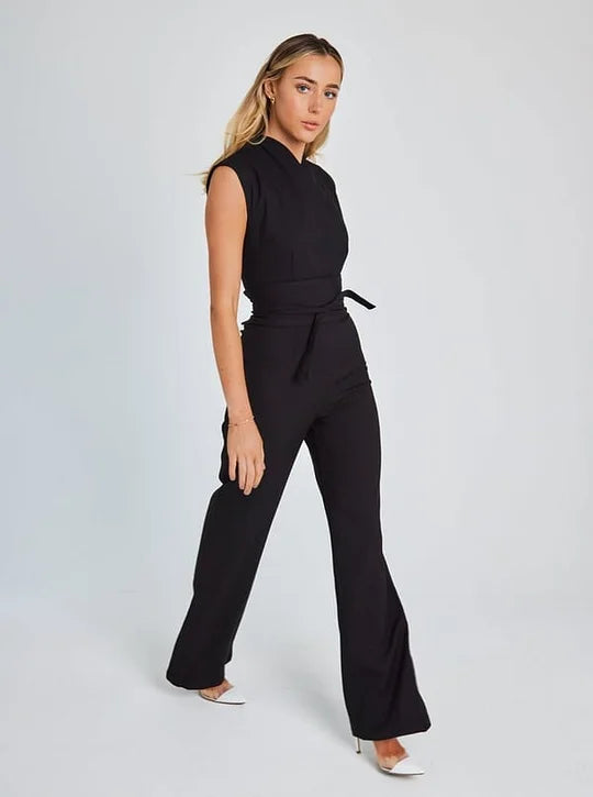 Women’s Sleeveless Wide-Leg Jumpsuit
