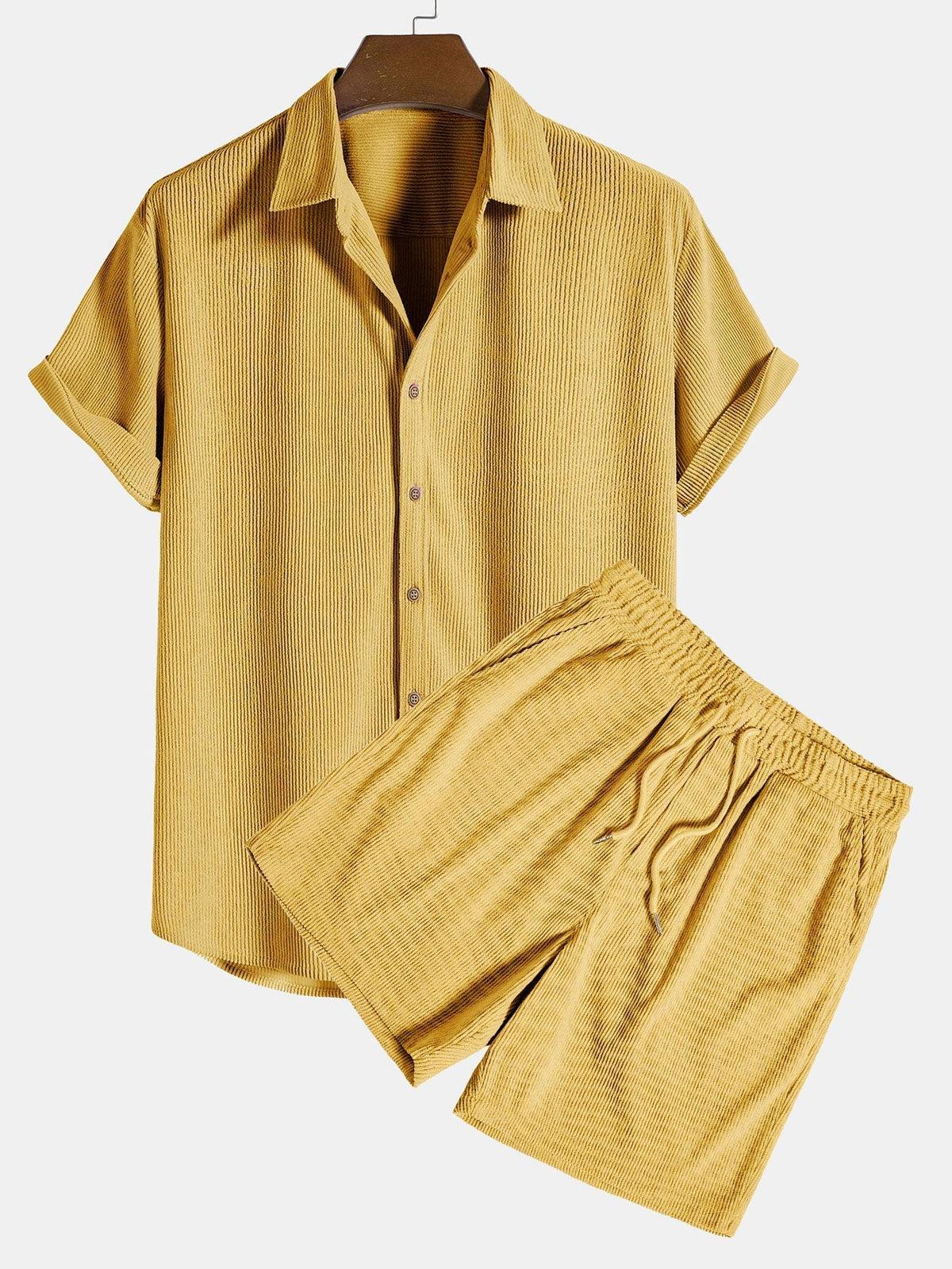 Men’s Short Sleeve Shirt and Shorts Set