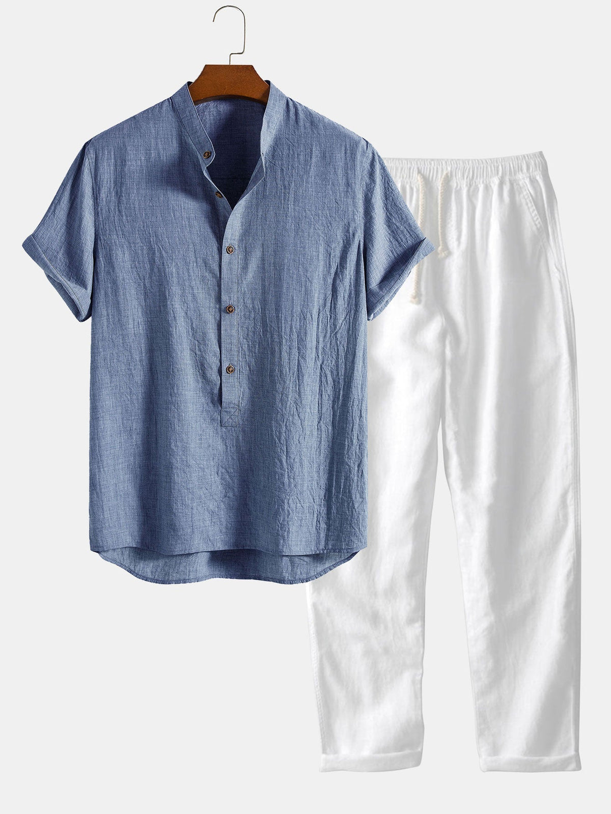 Men’s Short Sleeve Shirt and Shorts Set