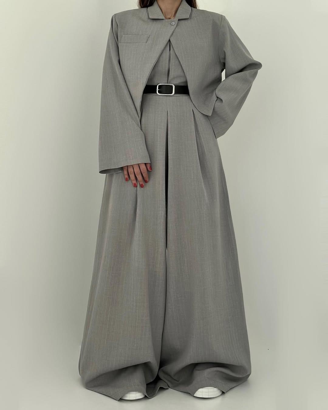 Women’s Strapless Blazer-Style Jumpsuit